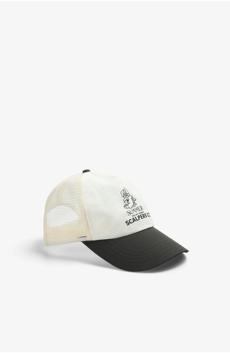 Scalpers Cove Trucker Cap, Main, color, Green