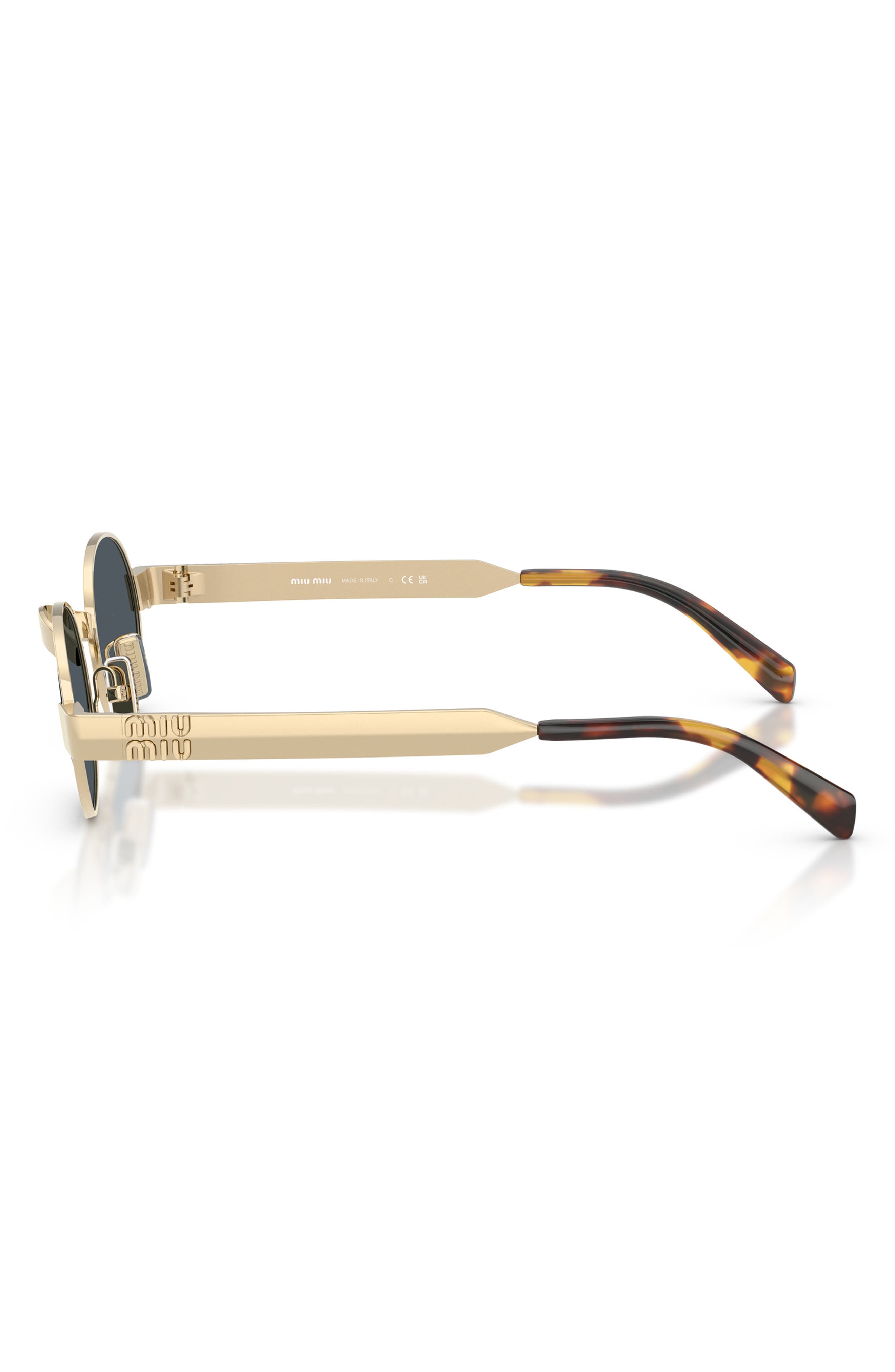 Miu Miu MUB51S 47mm Oval Sunglasses (Women) | Nordstrom