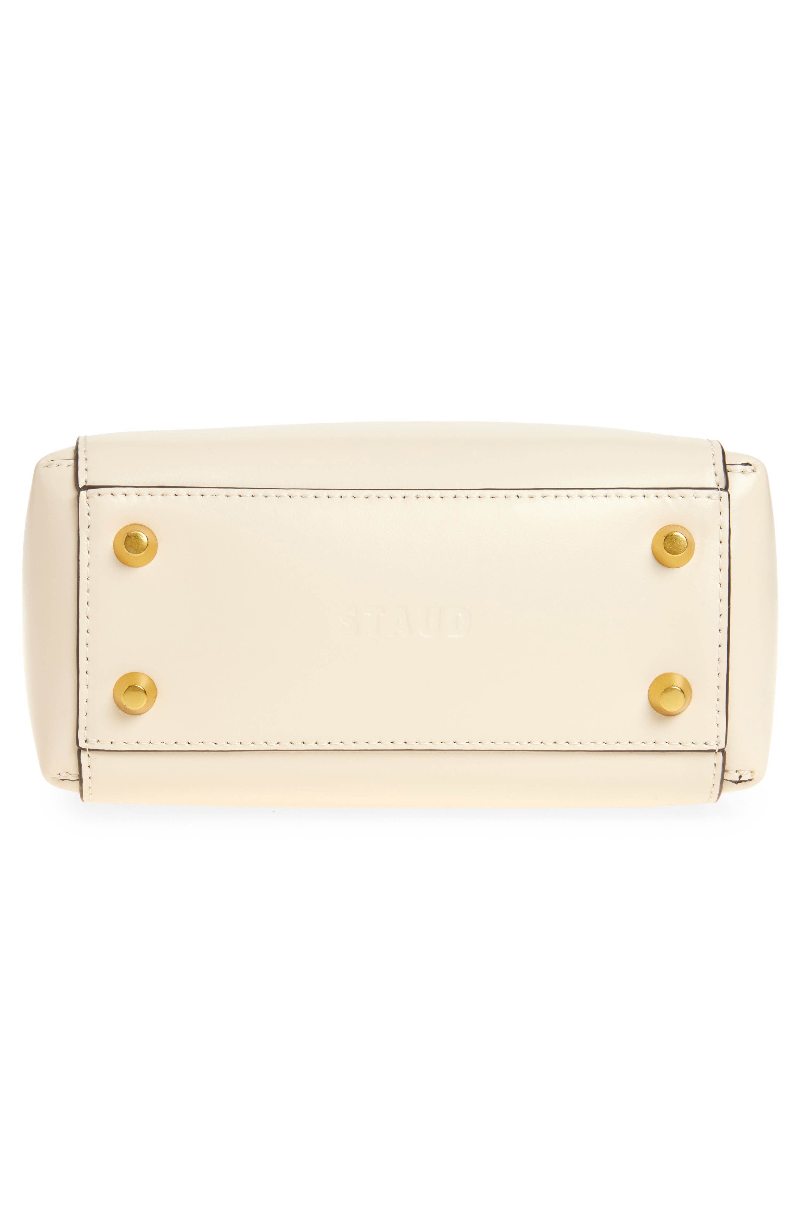 STAUD Mini Shirley Leather Satchel, Alternate, color, 