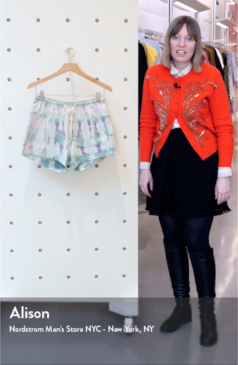 Reconstructed Tie Dye Women's Shorts, sales video thumbnail