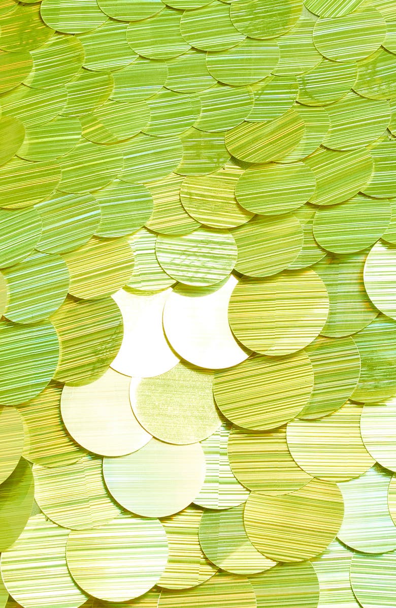 ASOS DESIGN Curve Paillette Sequin One-Shoulder Long Sleeve Minidress, Alternate, color,