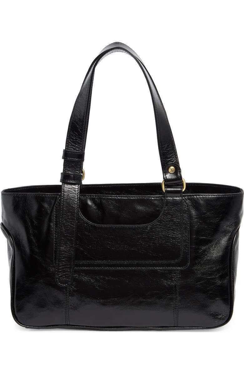 HOBO Autry Leather Satchel, Main, color, Black