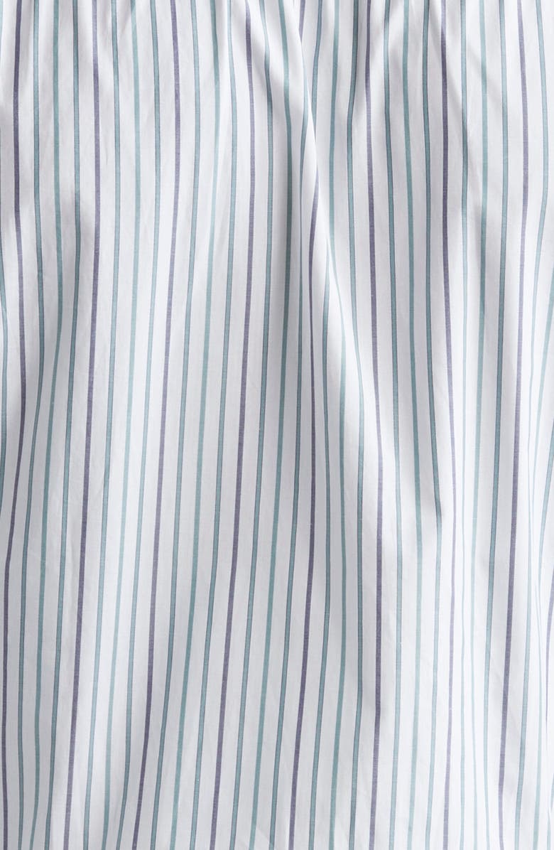 ISAIA Stripe Button-Up Shirt, Alternate, color, White/ Green