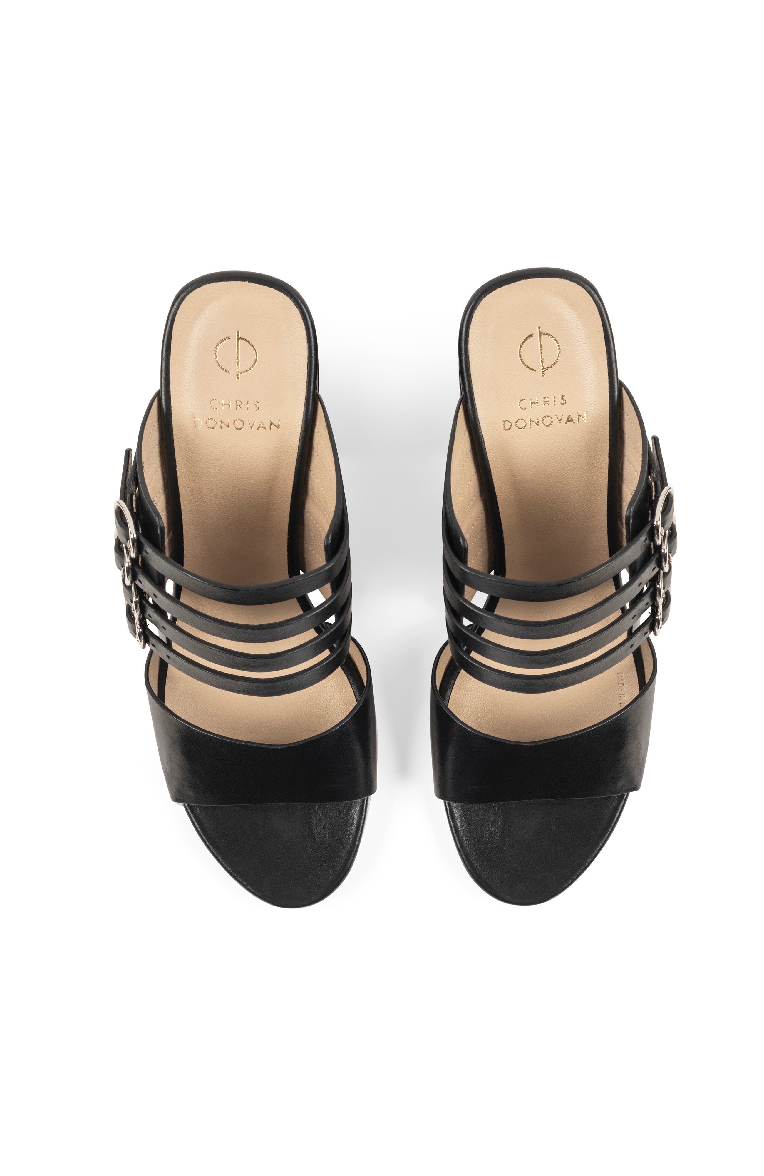 Chris Donovan Footwear Vessel Sandal, Alternate, color, Black
