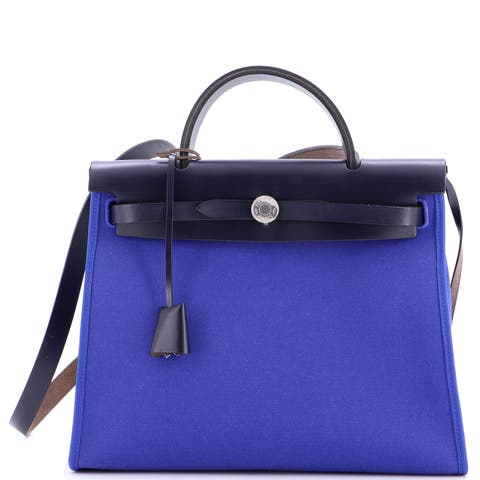 Herbag Zip Leather and Toile 31