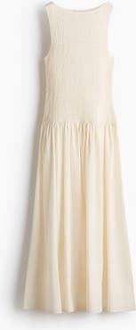 H&M Smocked Seersucker Dress