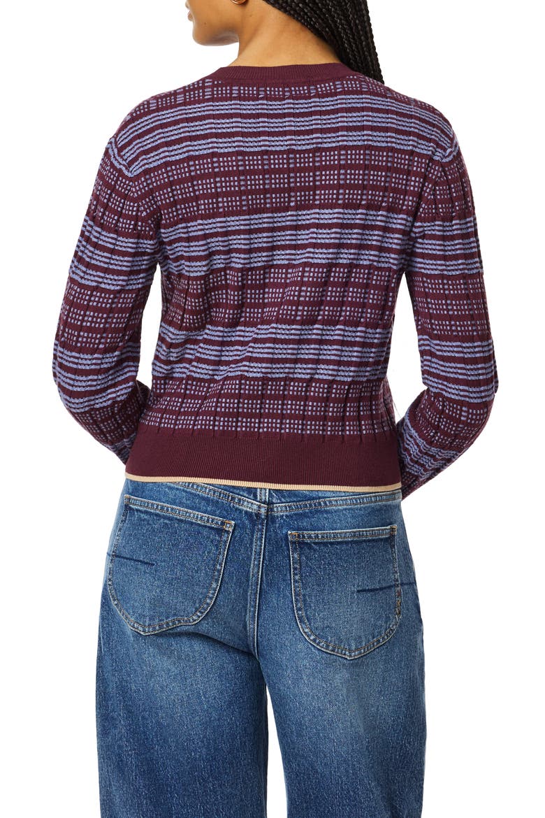 Crewneck Crop Pullover, Alternate, color, FIG / STONEWASH