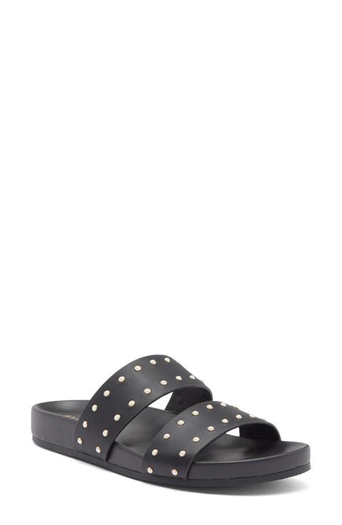 Arleth Faux Pearl Slide Sandal (Women)