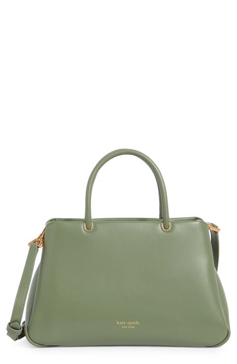 grace smooth leather satchel
