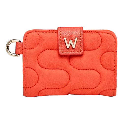 Wolf Mimi Swirl Card Case In Radiant Red