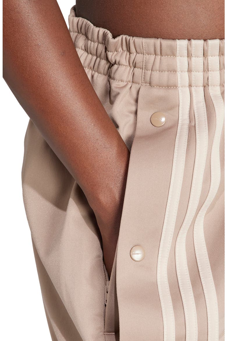 Adibreak Recycled Polyester Track Pants, Alternate, color, CHALKY BROWN