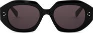 CELINE Bold 3 Dots 52mm Geometric Sunglasses