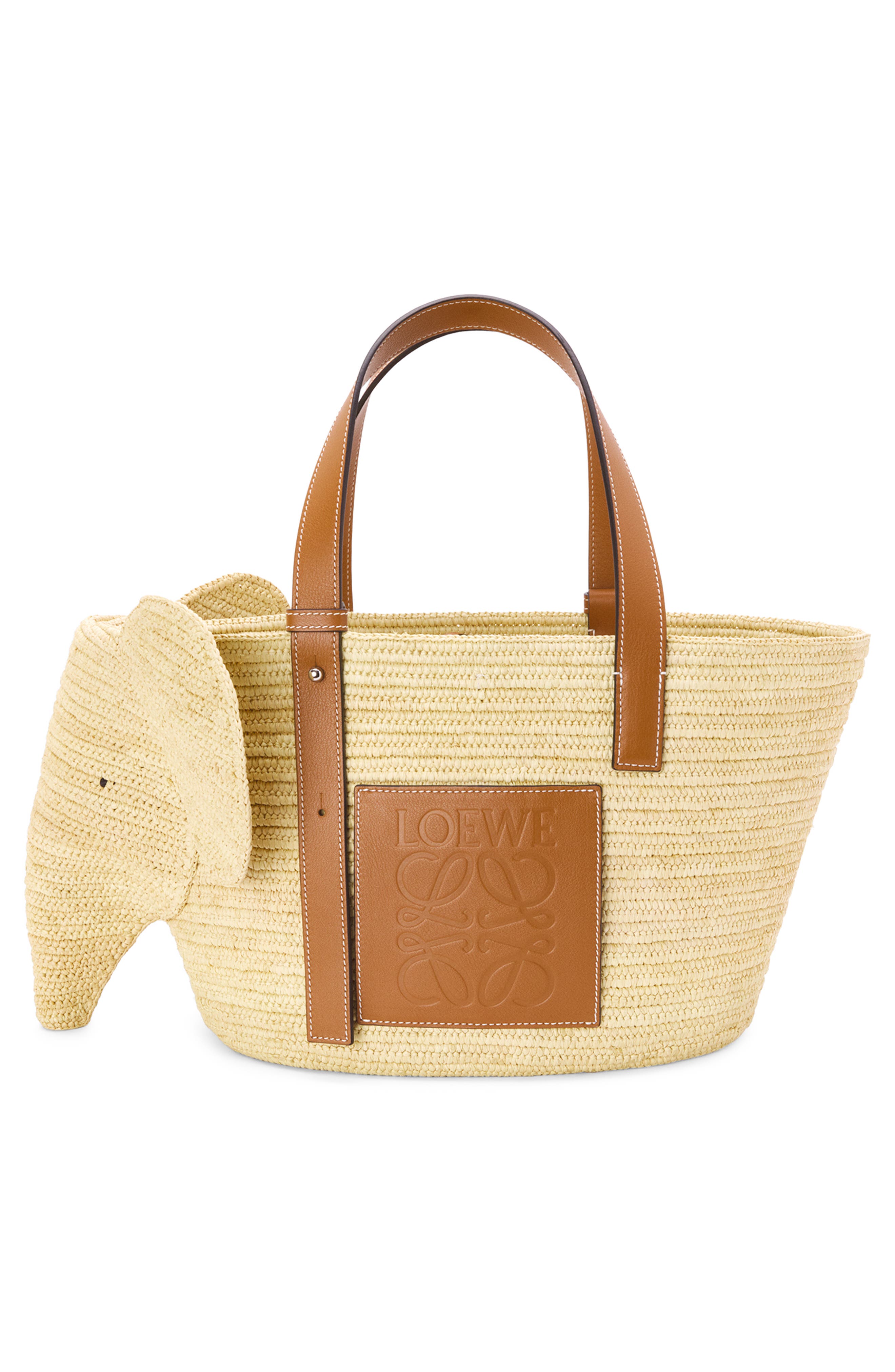 Loewe Elephant Basket Bag, Alternate, color, 