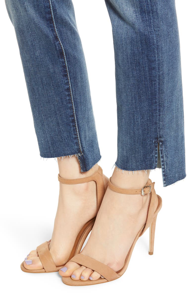 7 For All Mankind <sup>®</sup> b(air) Roxanne Step Hem Ankle Slim Jeans, Alternate, color, 