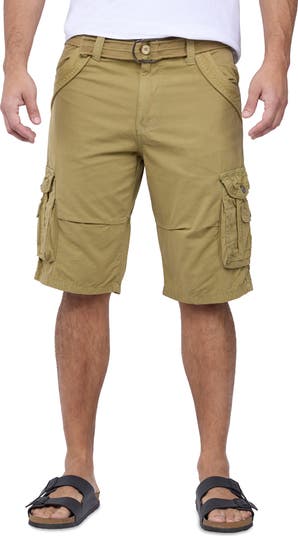 Belted Bermuda Cargo Shorts
