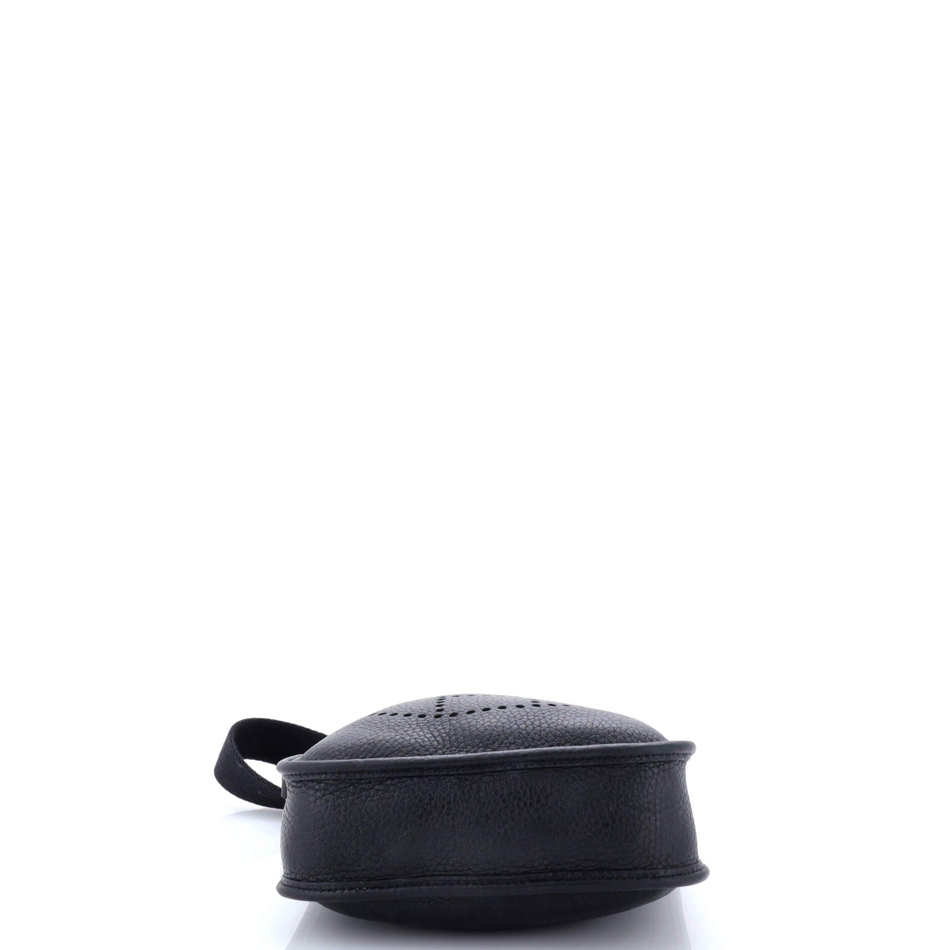 Pre-Owned Hermes Evelyne Bag Gen III Clemence TPM, Alternate, color, Noir