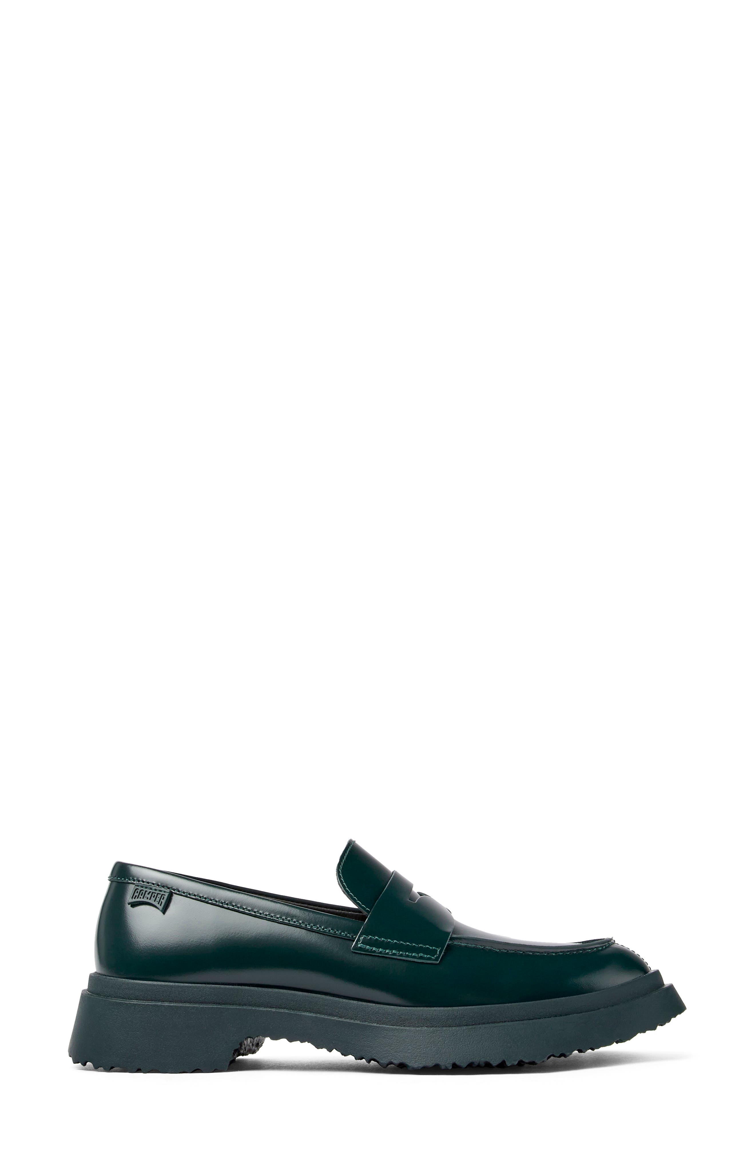 Walden Penny Loafer, Alternate, color, DARK GREEN