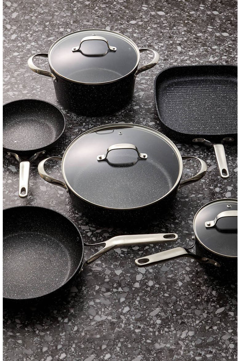 IRONROC™ 9-Piece Cookware Set, Alternate, color, BLACK