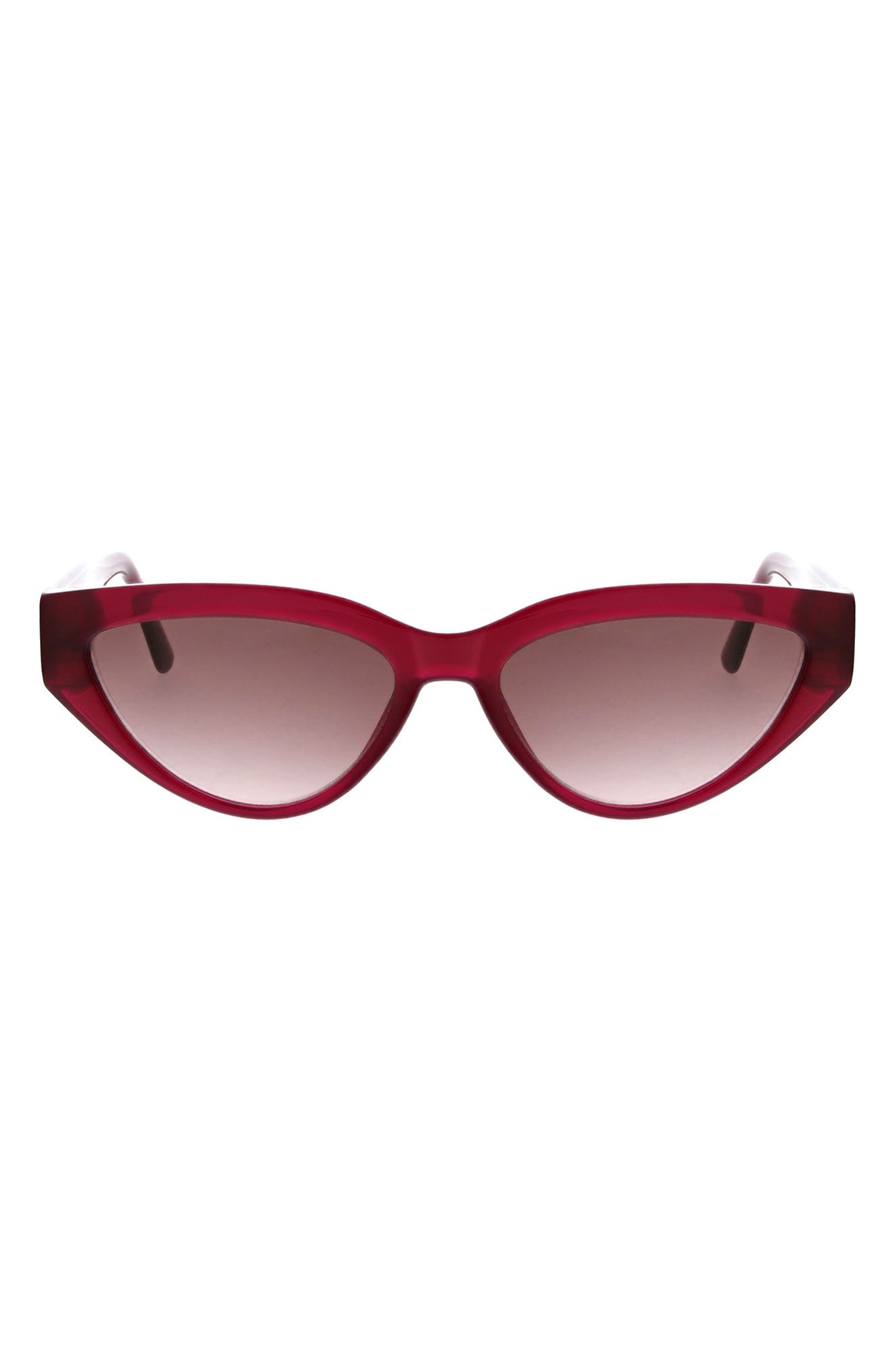 Oscar de la Renta 56mm Slim Modern Cat Eye Sunglasses