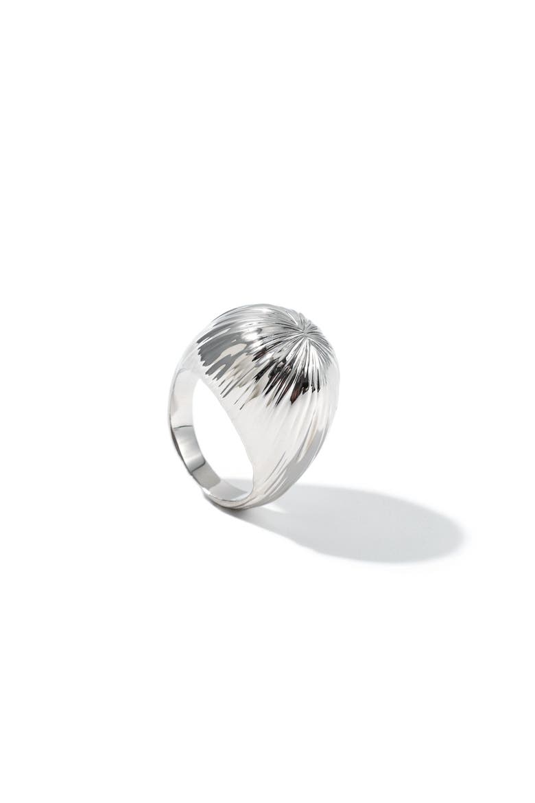 Cascade Dome Ring, Main, color, Silver - 5