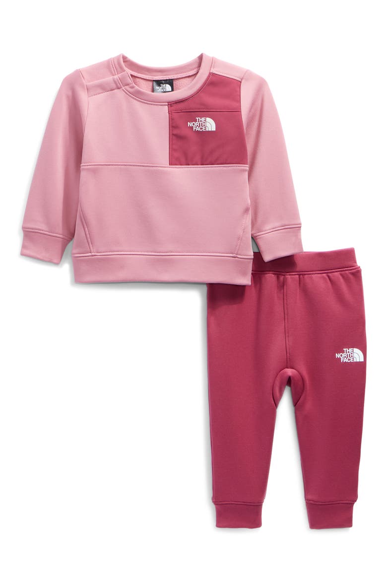 Kids' Performance Fleece Set, Main, color, PRIMROSE/ FERMENTED CLAY