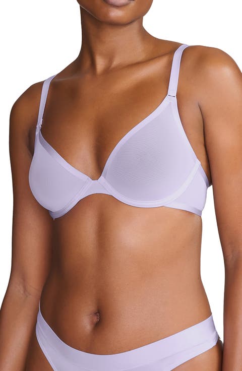 The Plunge Underwire Sheer Mesh Bra
