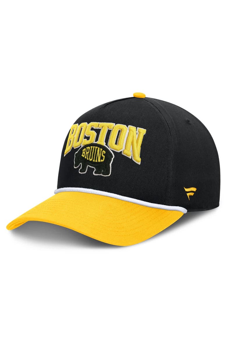 FANATICS Men's Fanatics  Black Boston Bruins 2026 NHL Stadium Series Authentic Pro A-Frame Adjustable Hat, Alternate, color, Black