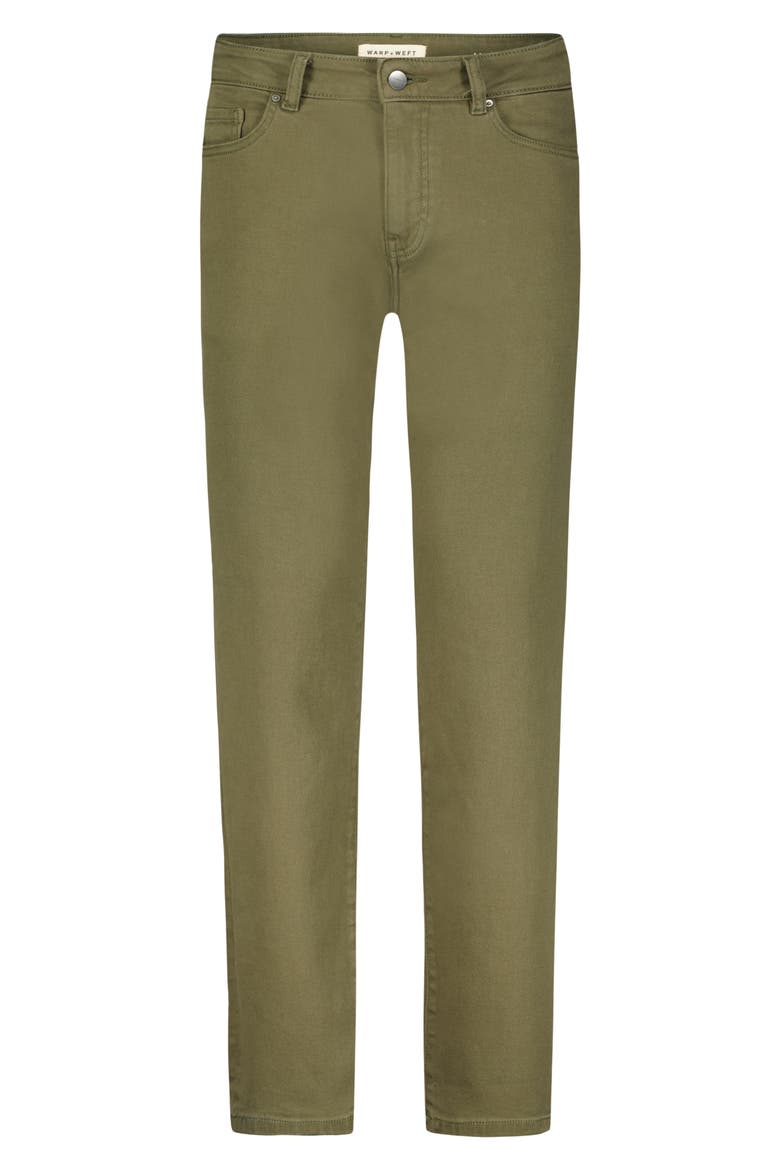 AMS Slim Fit Jeans, Alternate, color, MOSS GREEN