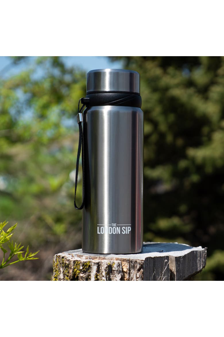 Infuser Bottle 25oz, Alternate, color, Metallic Silver