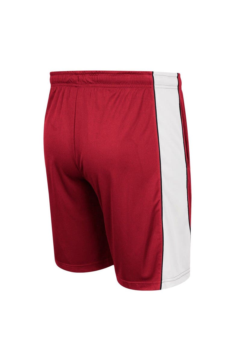 COLOSSEUM Men's Colosseum Cardinal Arkansas Razorbacks Panel Shorts, Alternate, color, Cardinal