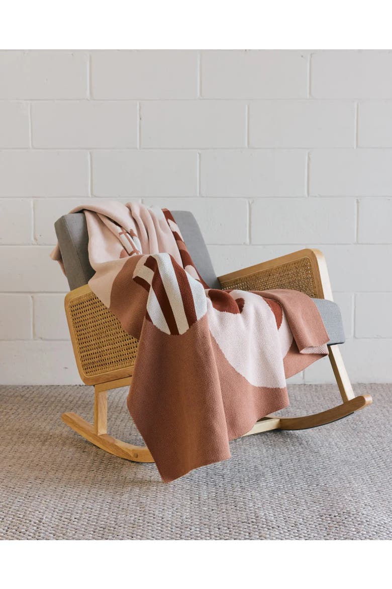 Breakfast Knit Throw Blanket, Alternate, color, Saturday