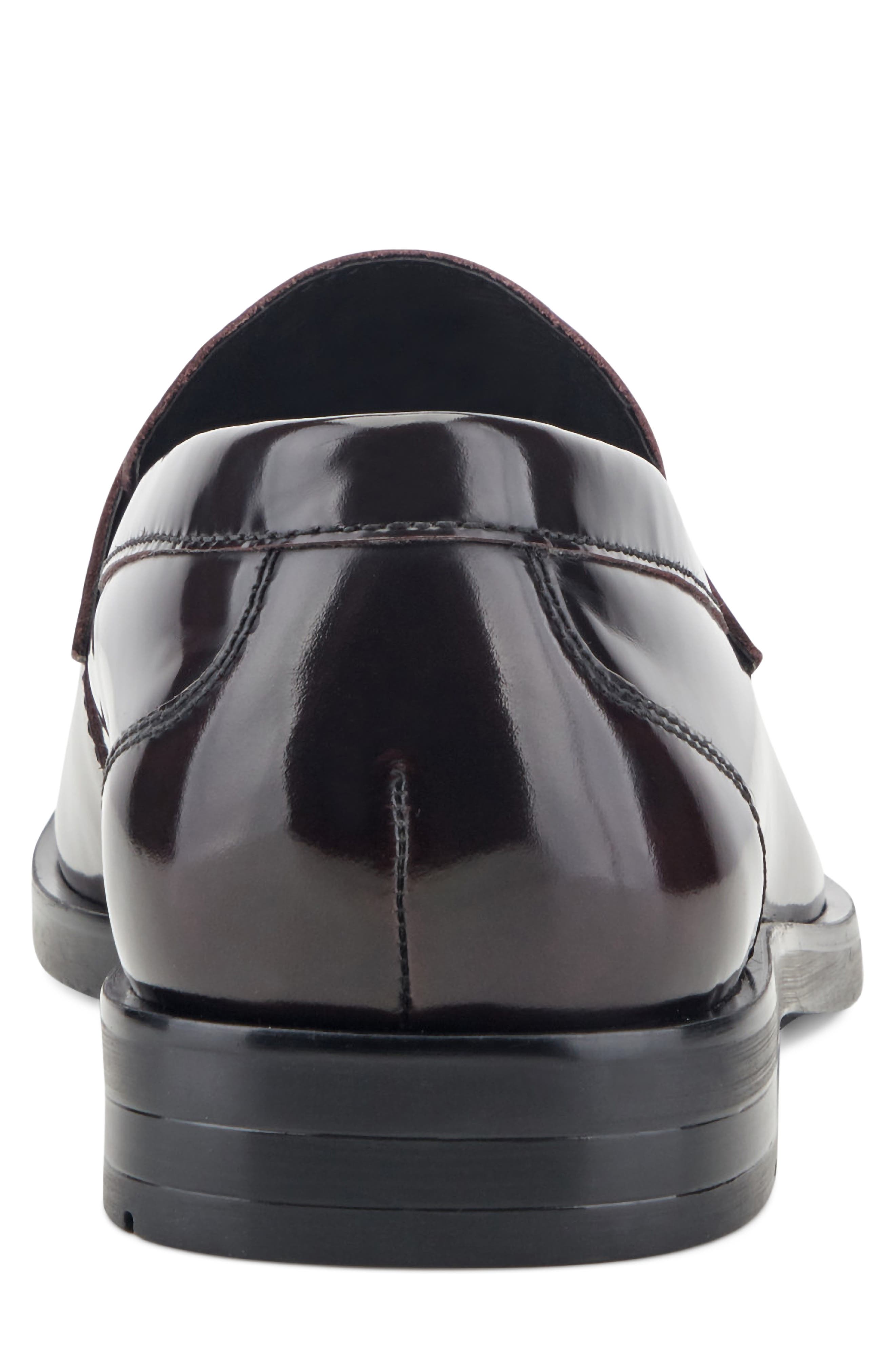Soren Penny Loafer, Alternate, color, DARK BURGUNDY LEATHER