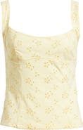 Free People Full Bloom Eyelet Knit Camisole