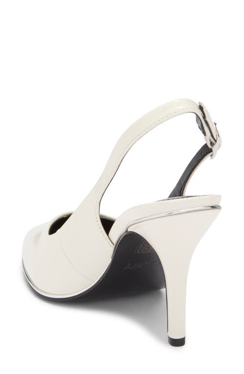 Dkny Preston Slingback Pump In White