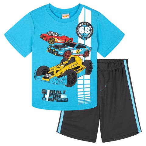 Boys' Athletic 2-Piece T-Shirt and Shorts Set (Toddler, Little Kid & Big Kid)