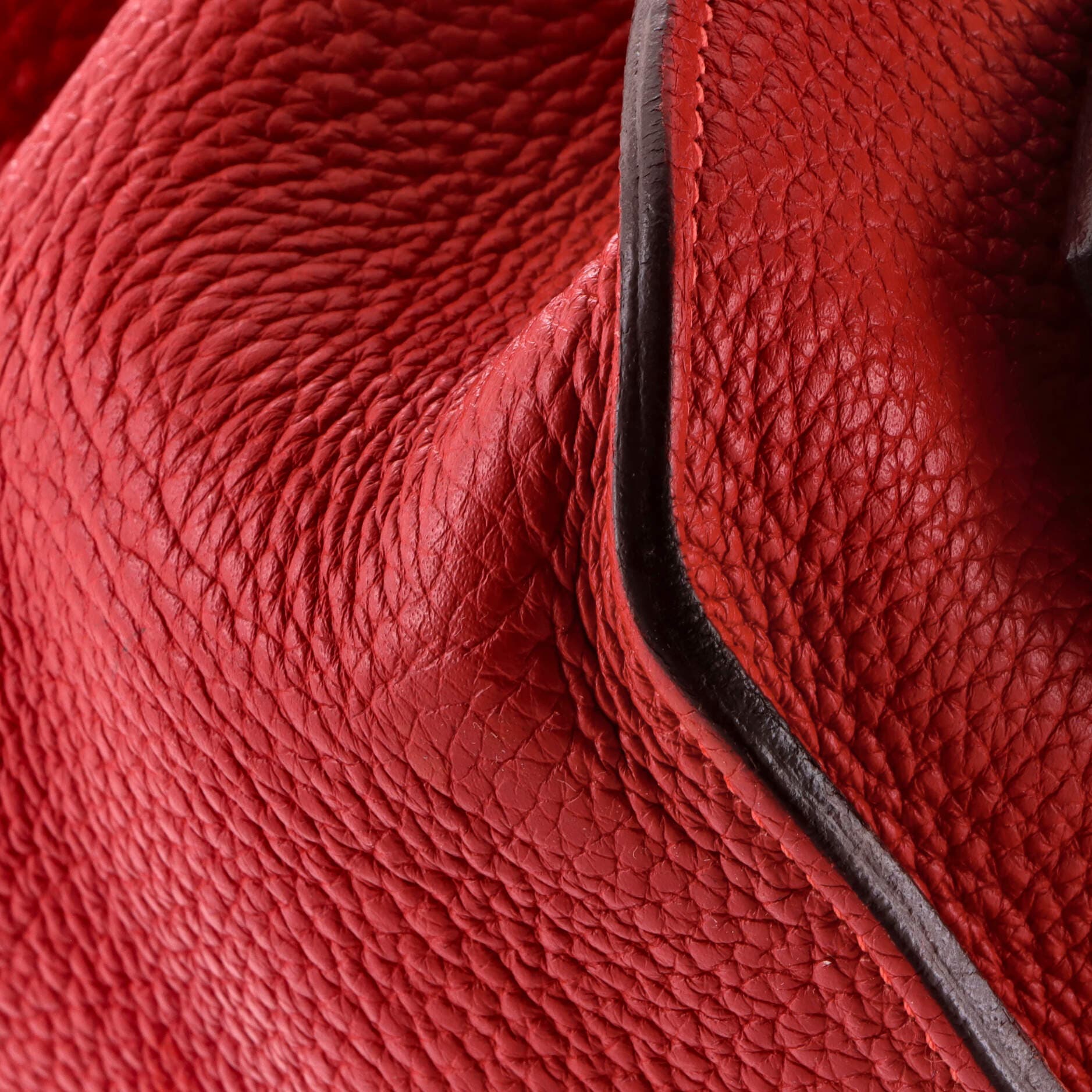 Pre-Owned Hermes Jypsiere Bag Clemence 34, Alternate, color, Rouge Casaque/Rose Jaipur