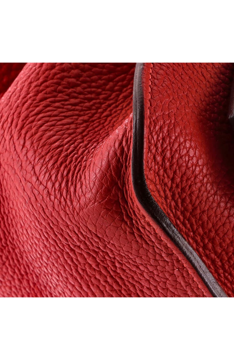 Pre-Owned Hermes Jypsiere Bag Clemence 34, Alternate, color, Rouge Casaque/Rose Jaipur