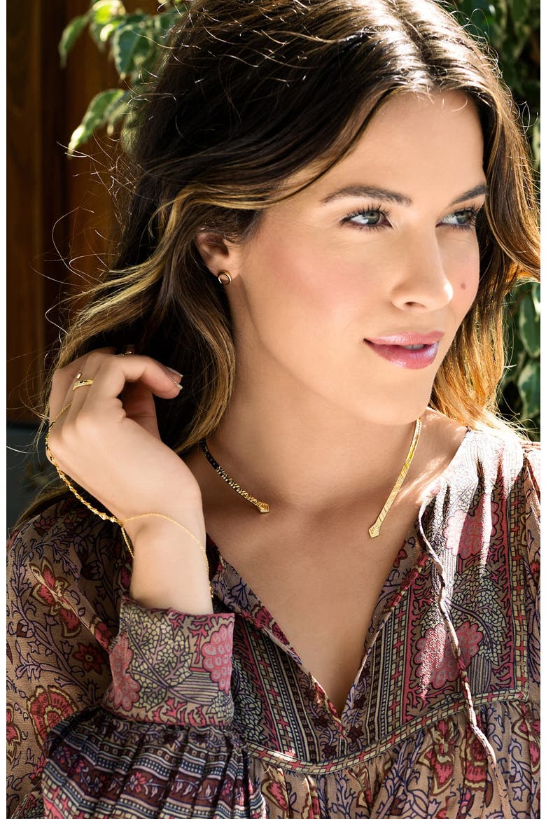 'Mara' Collar Necklace, Alternate, color, GOLD