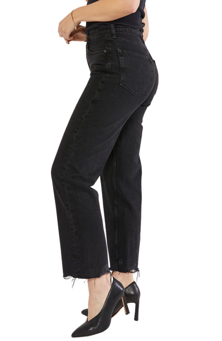 ÉTICA Tyler High Waist Crop Straight Leg Jeans, Alternate, color, 