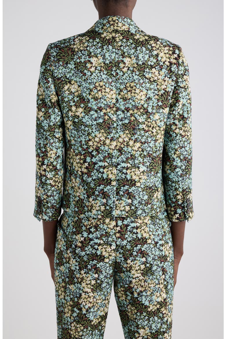 Bamis Floral Motif Jacket, Alternate, color, SKY