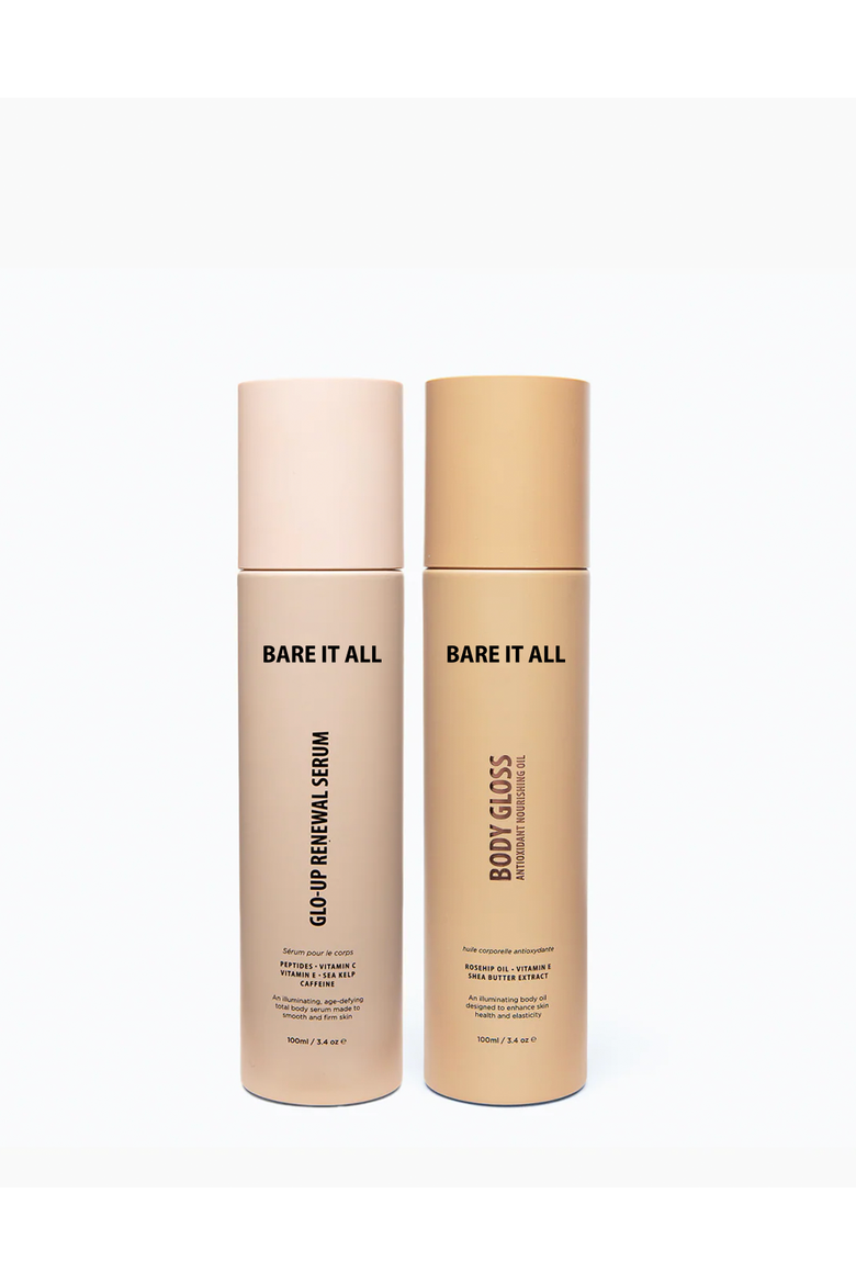 Glo-Up Kit Renewal Serum and Body Gloss, Main, color, Natural