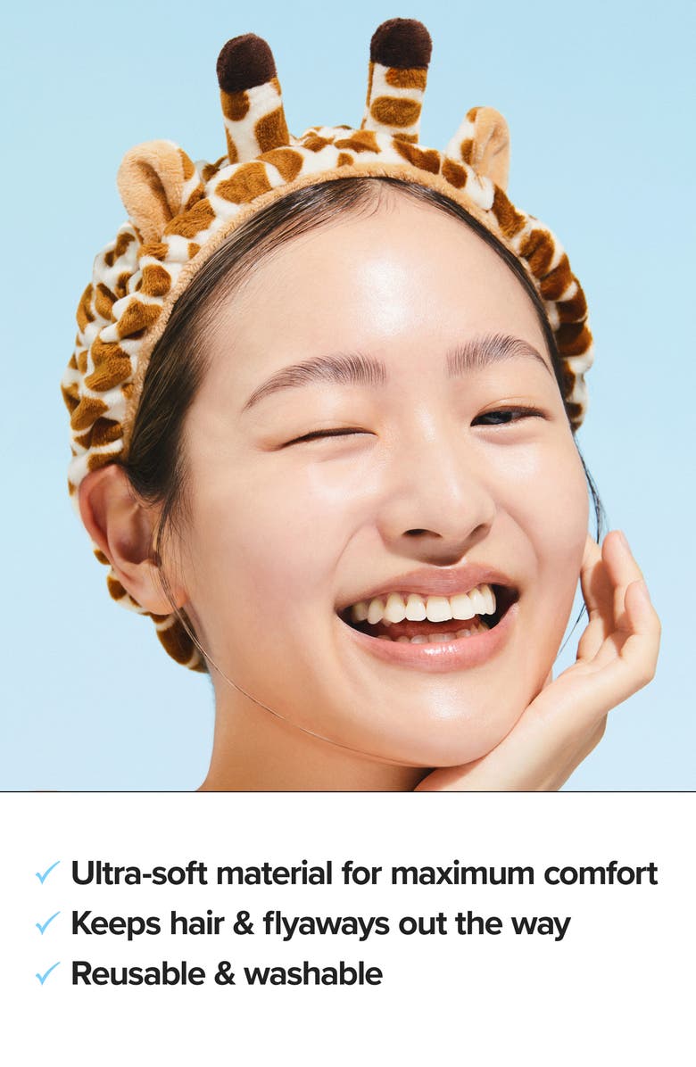 I DEW CARE Giraffe Skincare Headband, Alternate, color,
