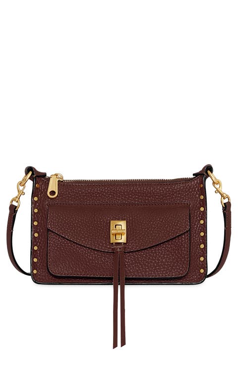 Mini Darren Leather Crossbody Bag