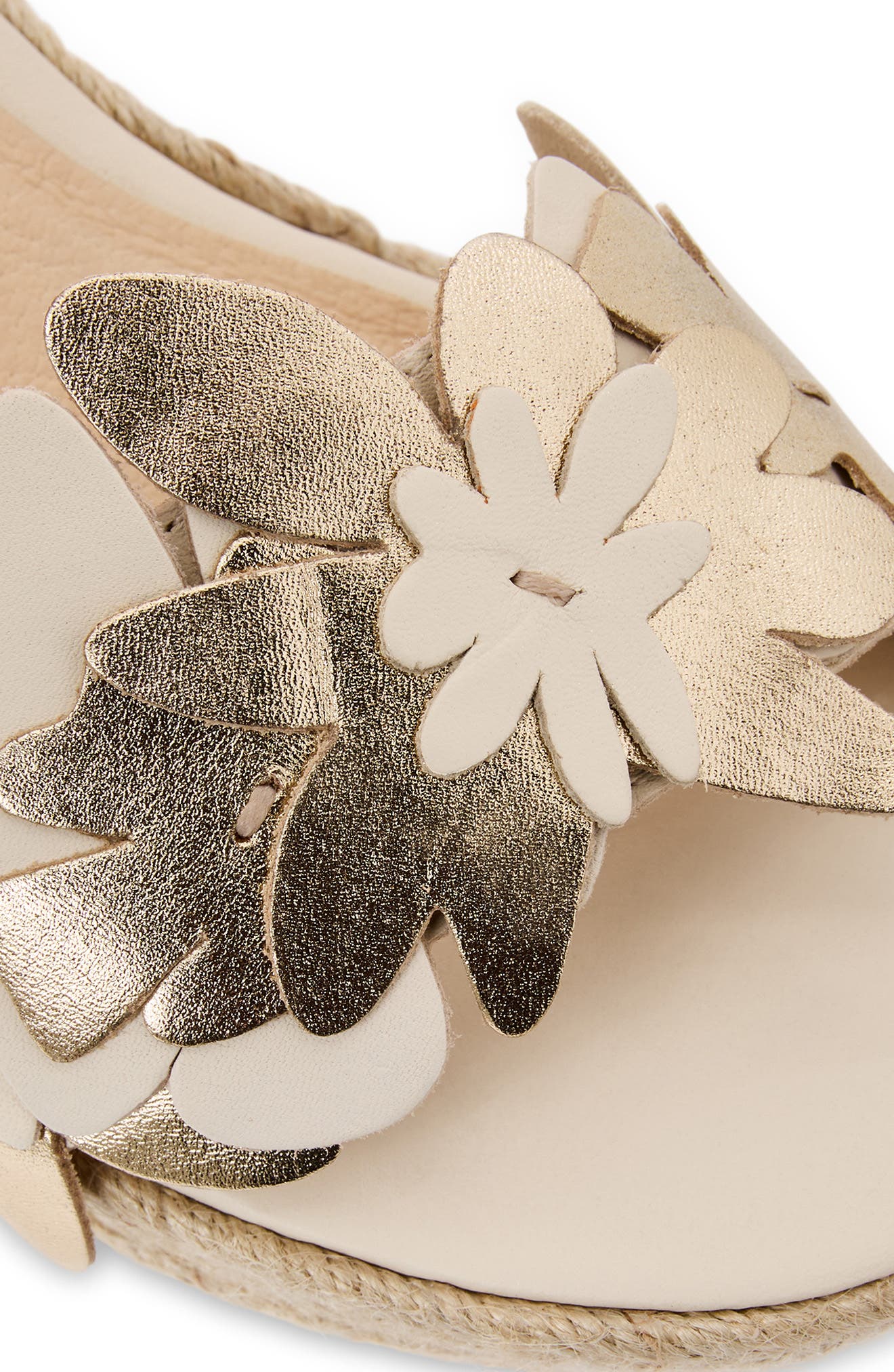 Jack Rogers Talahi Platform Wedge Sandal, Alternate, color, Ivory/ Platinum