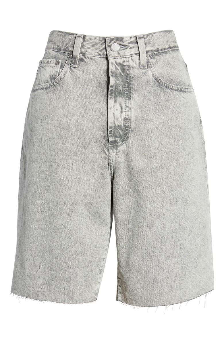 AG Kerah Relaxed Raw Hem Denim Bermuda Shorts, Alternate, color, 