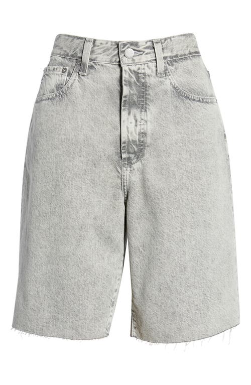AG AG KERAH RELAXED RAW HEM DENIM BERMUDA SHORTS