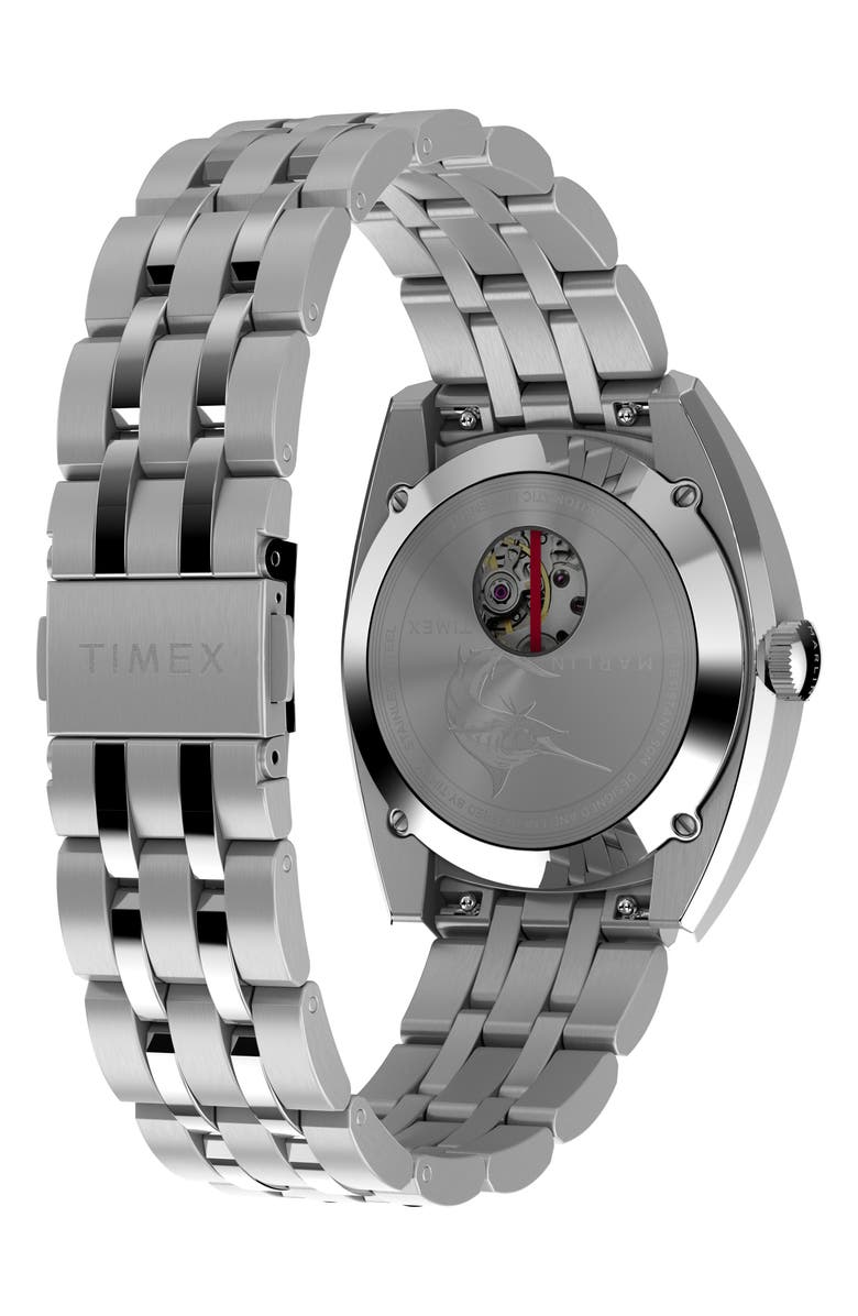 Timex<sup>®</sup> Marlin Mod Retro Automatic Bracelet Watch, 39mm, Alternate, color, 