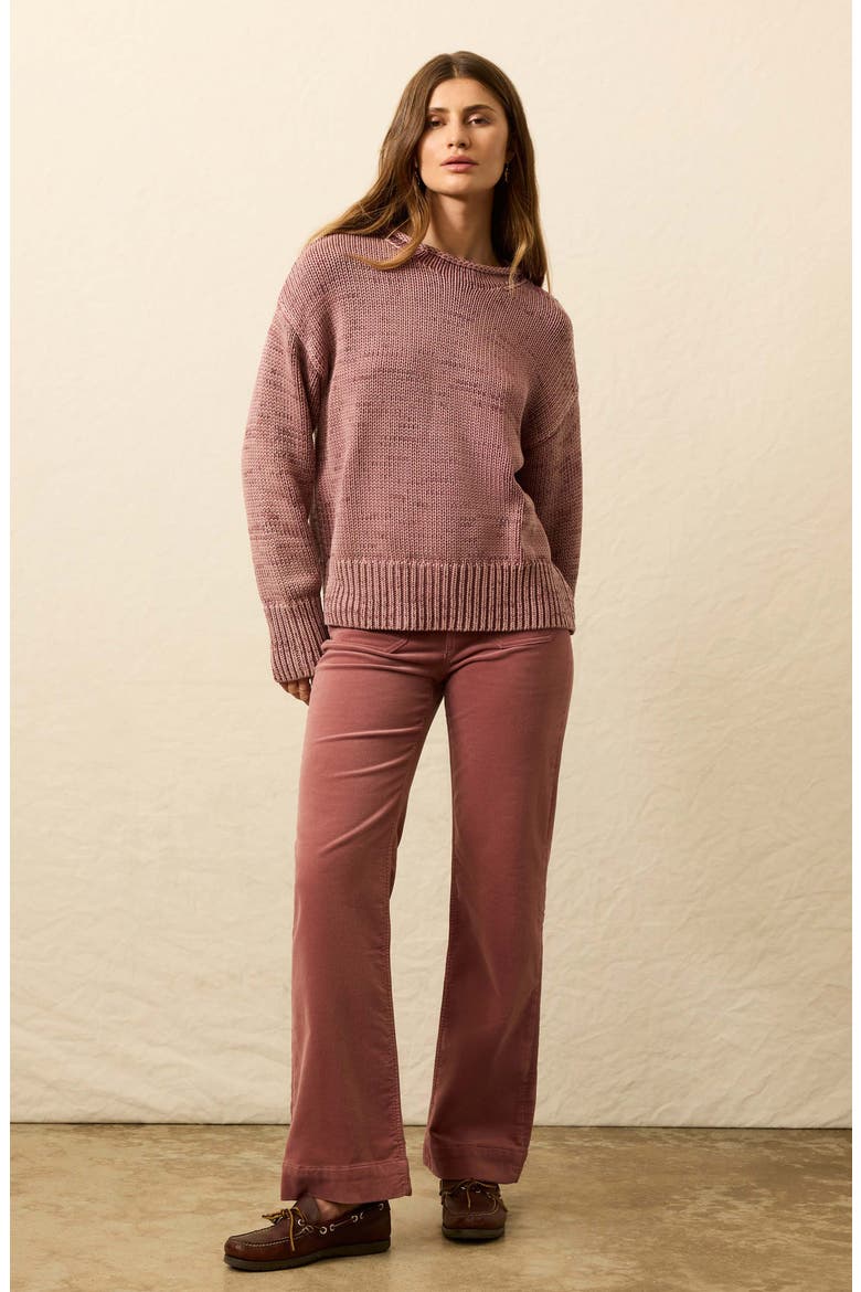 Sunwashed Roll Neck Sweater, Alternate, color, NOSTALGIA ROSE