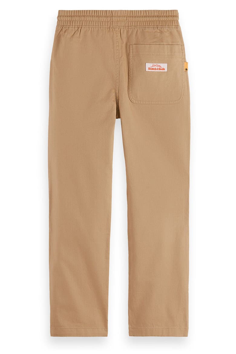 Kids' Relaxed Cotton Worker Pants, Alternate, color, TANNIN