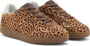MANGO TEEN Leopard Spot Genuine Calf Hair Sneaker